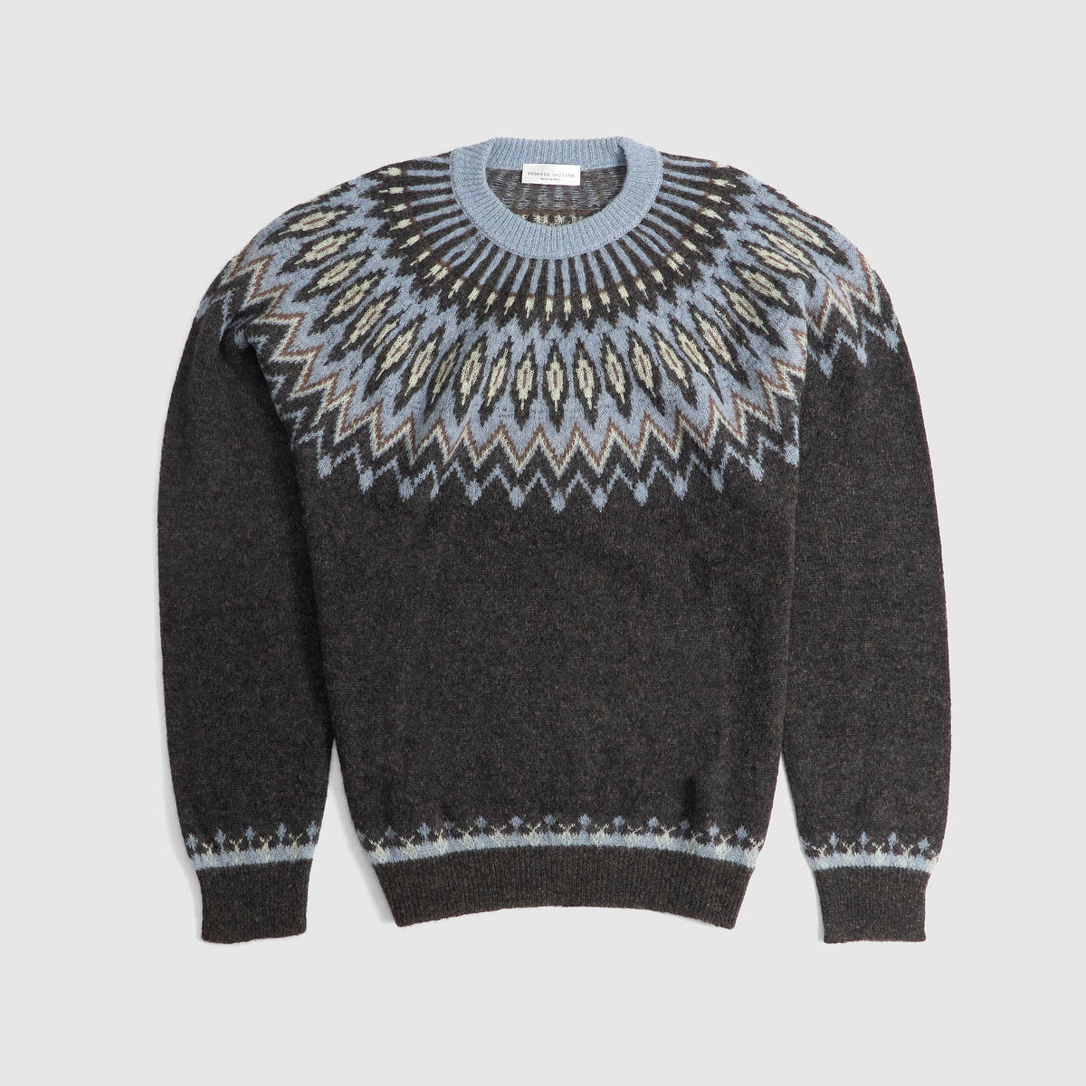 Roberto Collina Norwegian Knit Roundneck Sweater