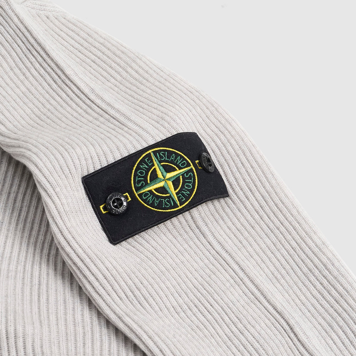 Stone Island Knitted Ripped Crew Neck Sweater