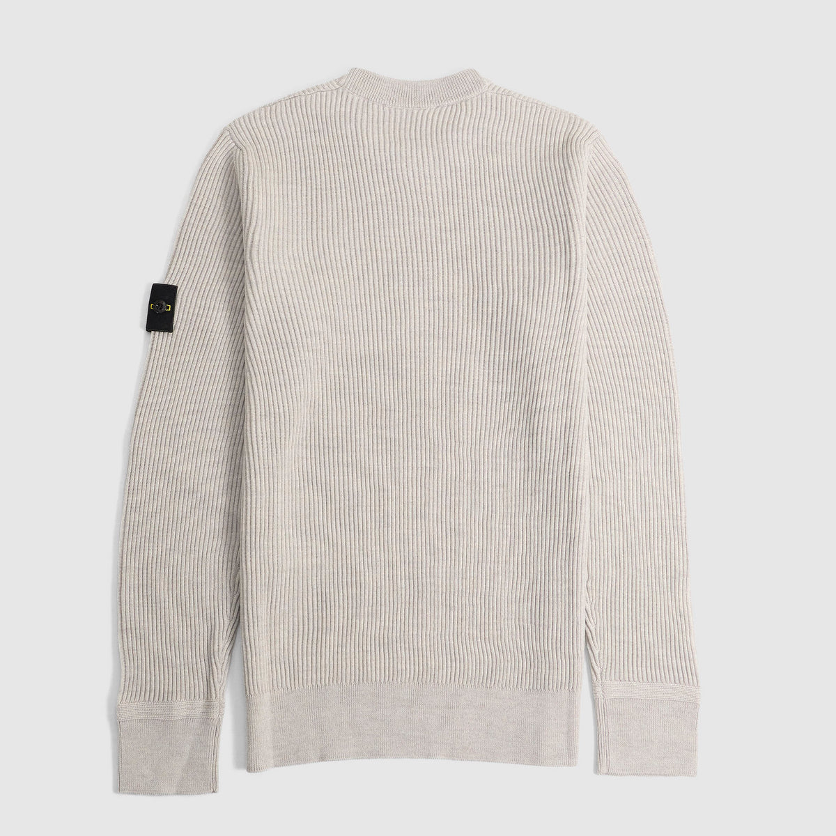 Stone Island Knitted Ripped Crew Neck Sweater