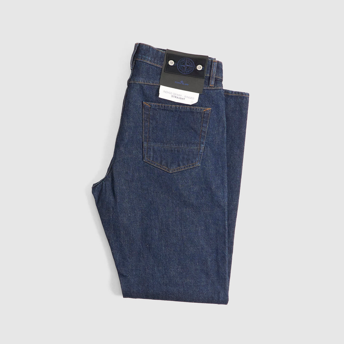 Stone Island Denim 5-Pocket Straight Indigo Jeans