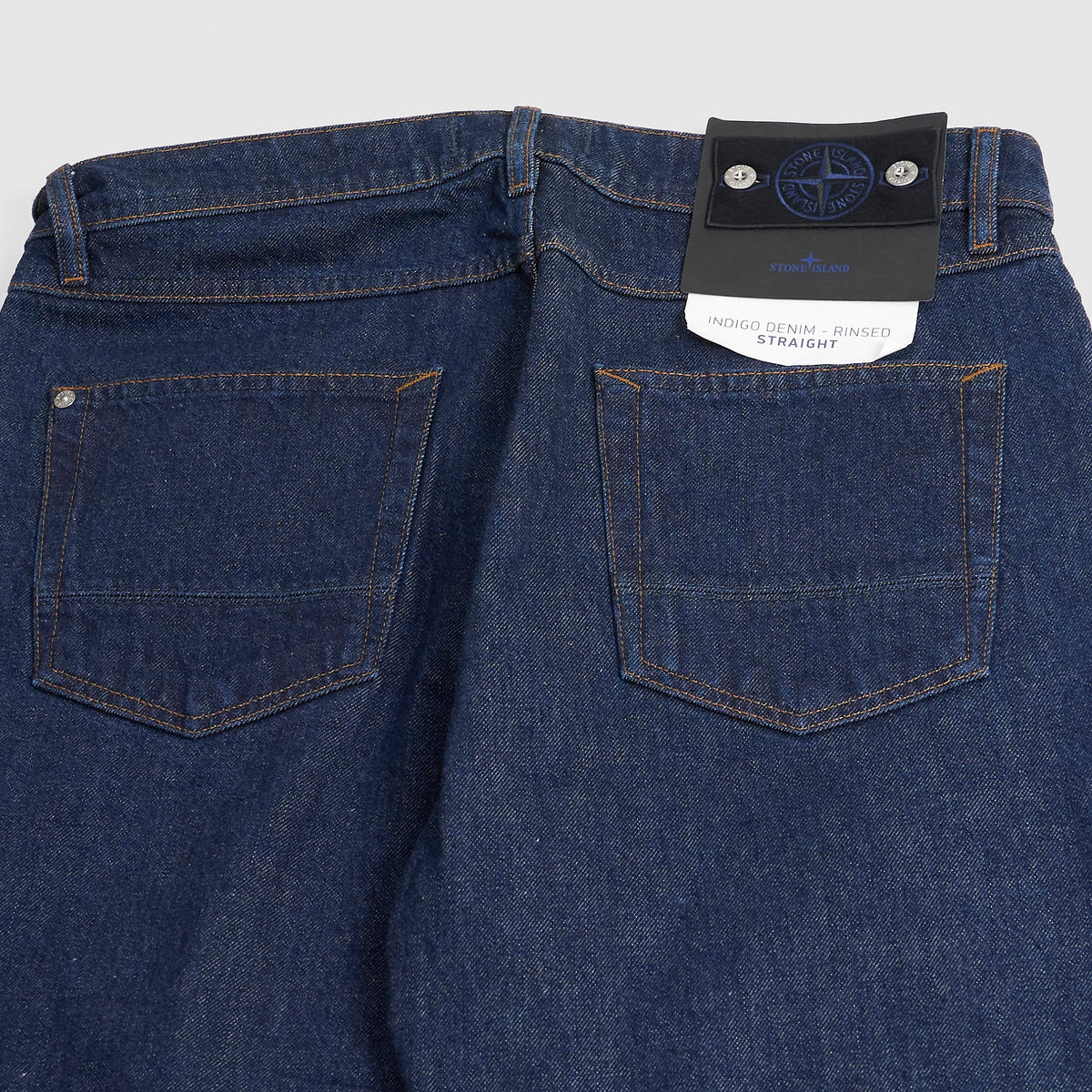 Stone Island Denim 5-Pocket Straight Indigo Jeans