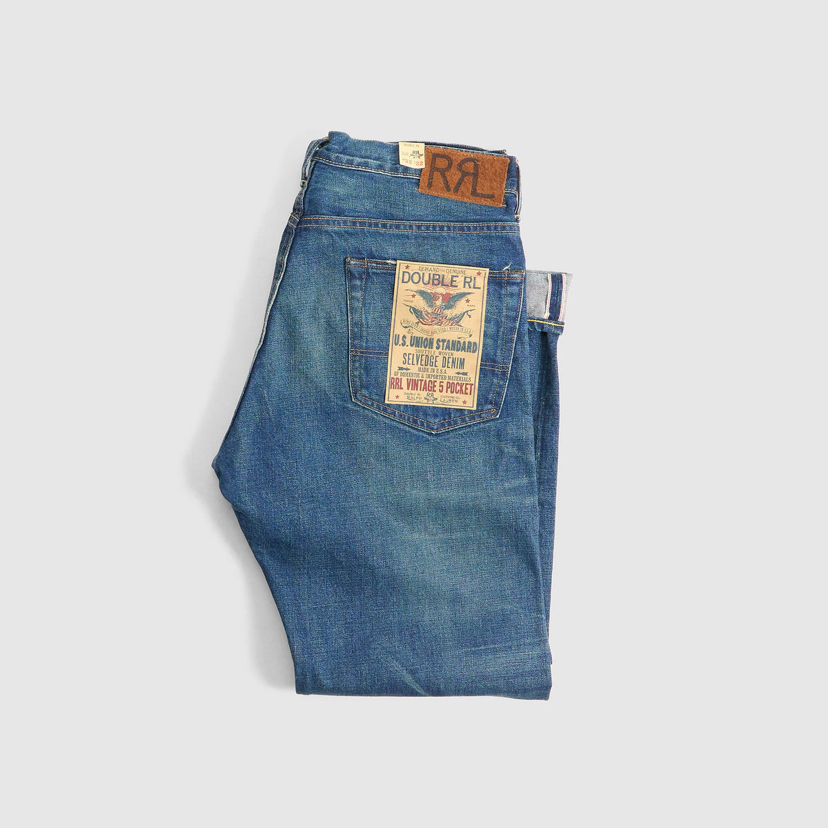 Double RL 5-Pocket Grandfalls Wash Jeans