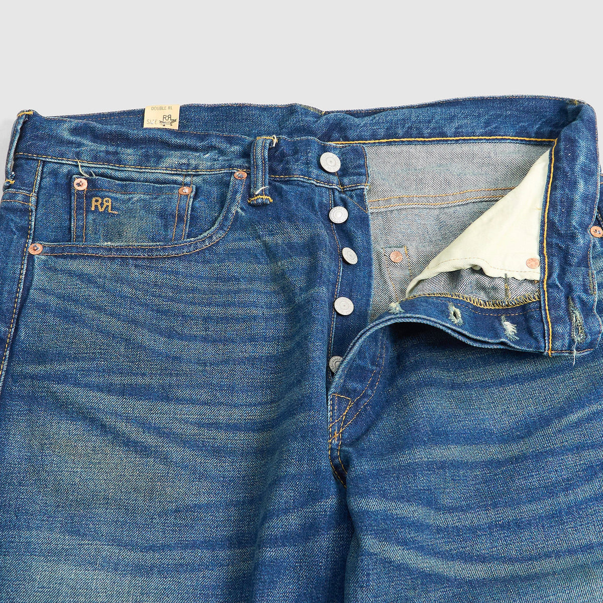 Double RL 5-Pocket Grandfalls Wash Jeans