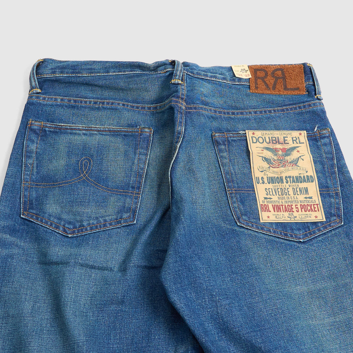 Double RL 5-Pocket Grandfalls Wash Jeans
