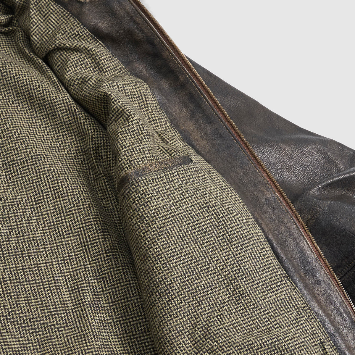 Double RL Shearling Grizzly Motor Jacket