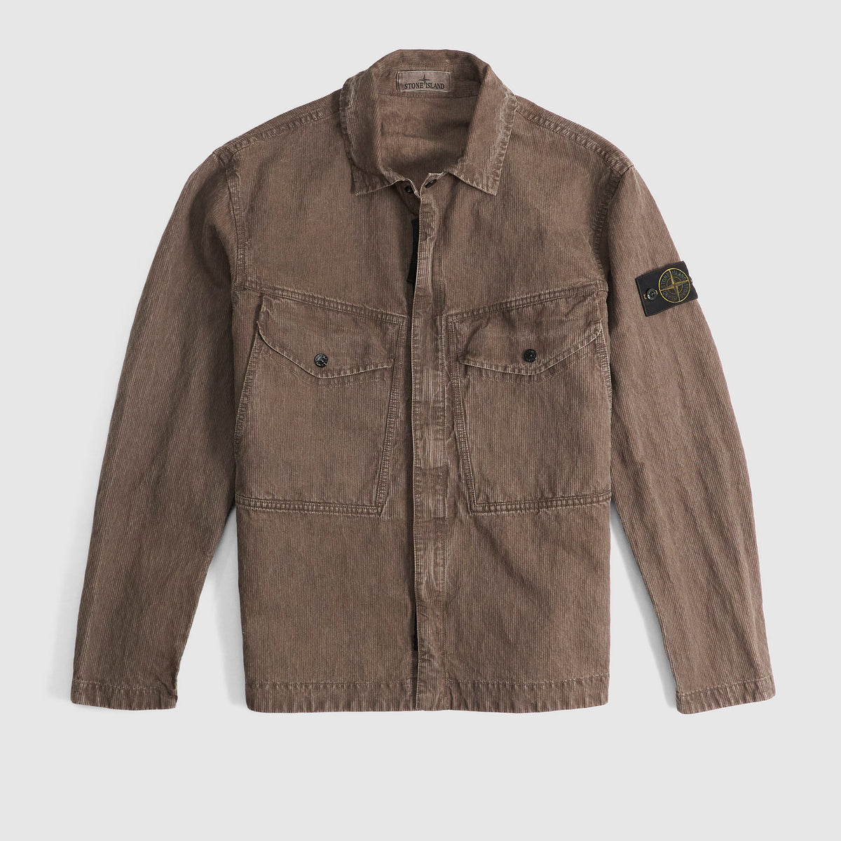 Stone Island Washed Cord Overshirt