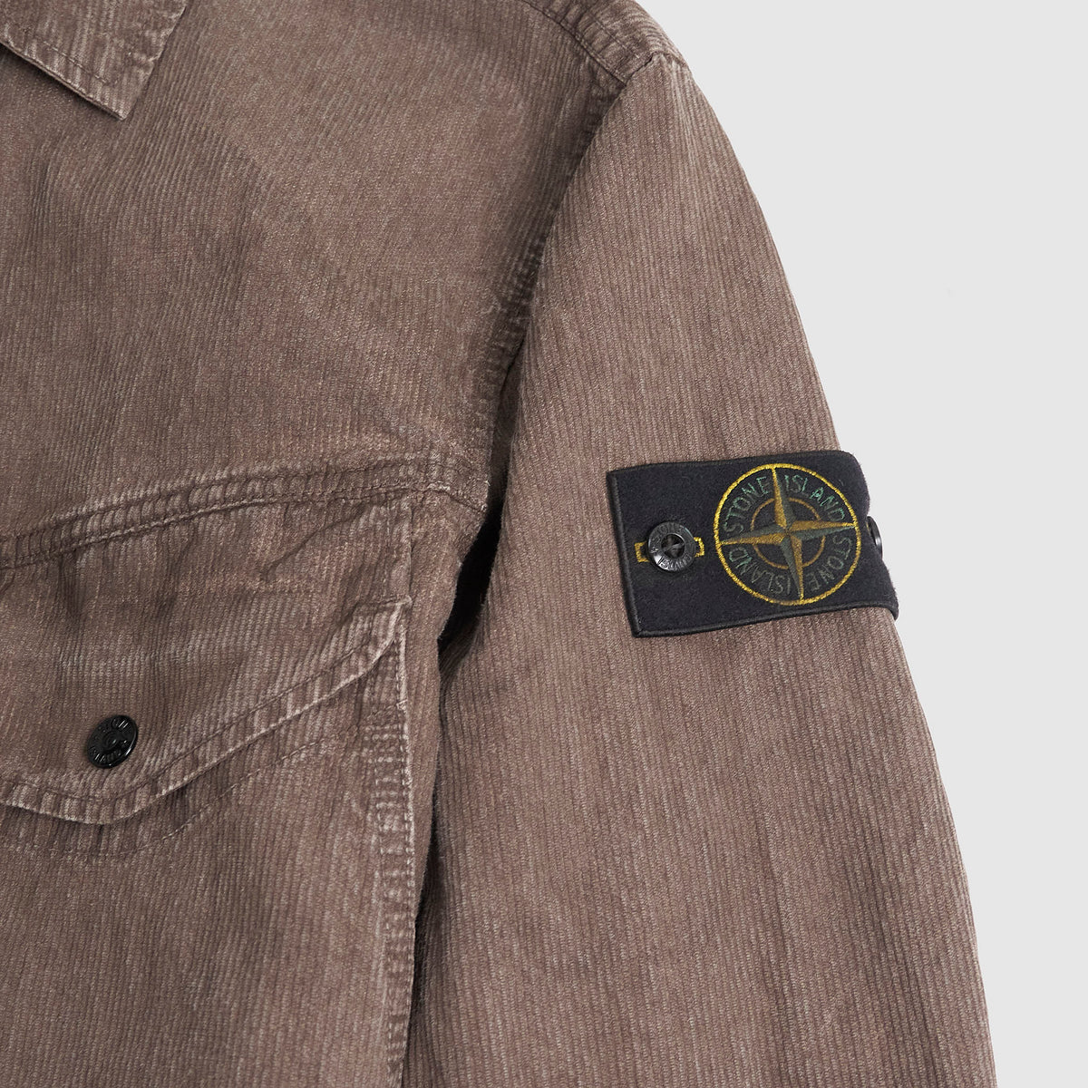 Stone Island Washed Cord Overshirt