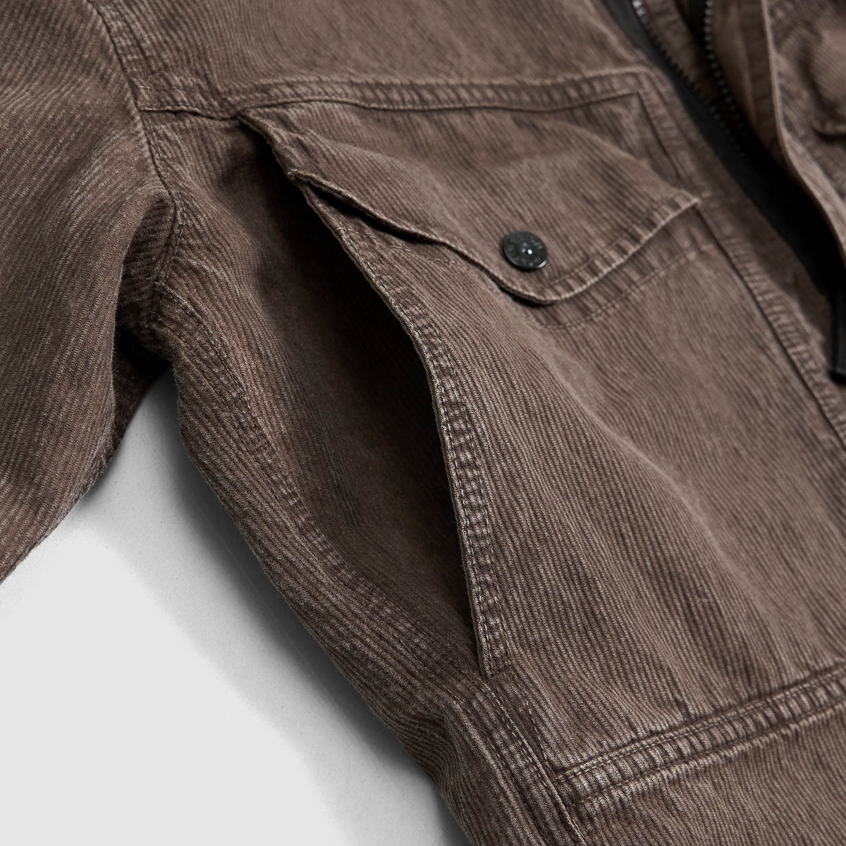 Stone Island Washed Cord Overshirt