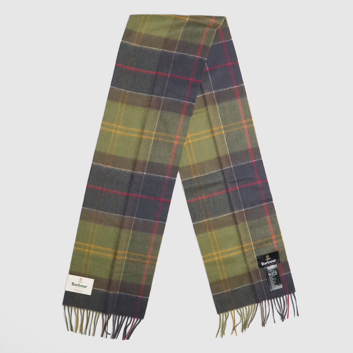 Barbour Tartan Cashmere Scarf