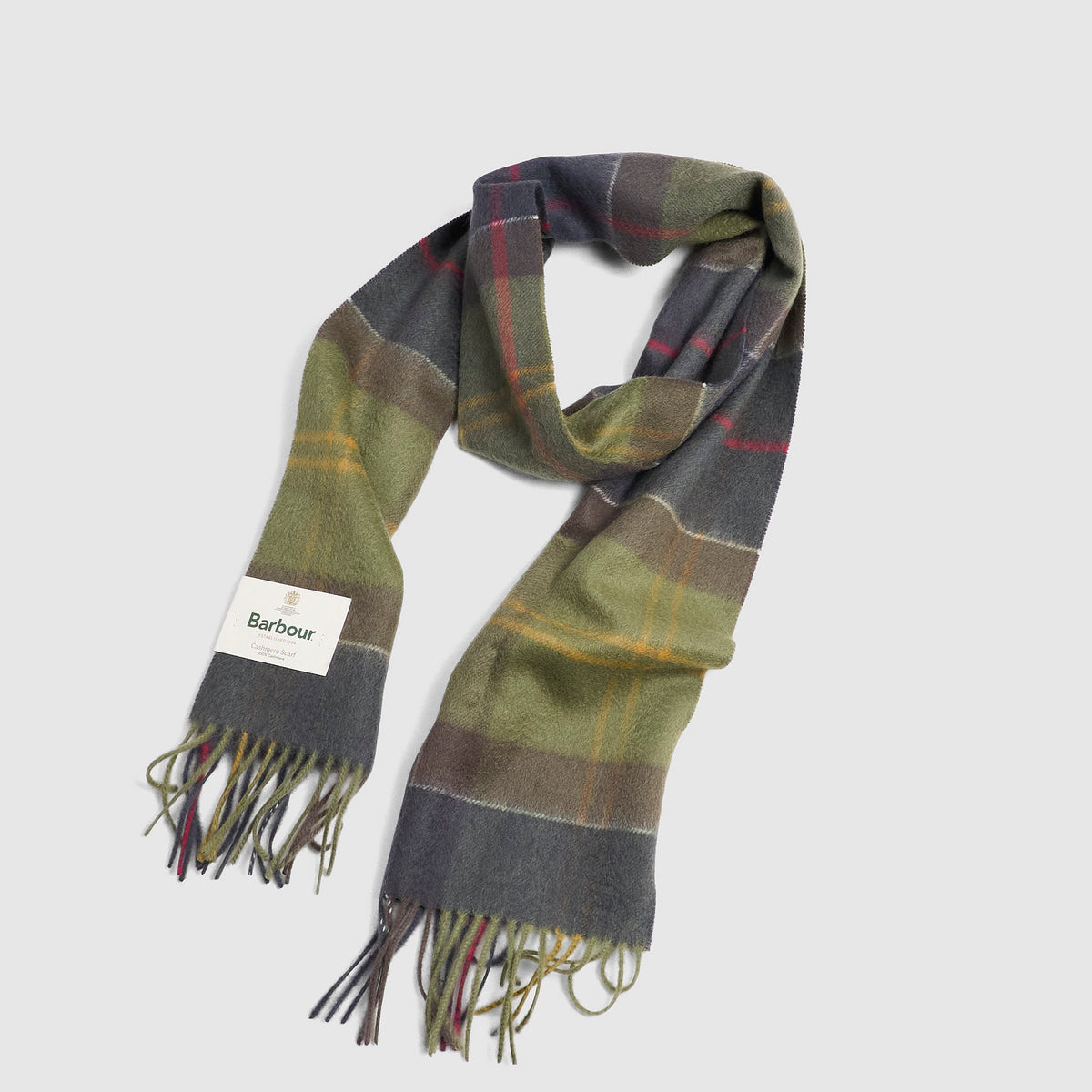 Barbour Tartan Cashmere Scarf