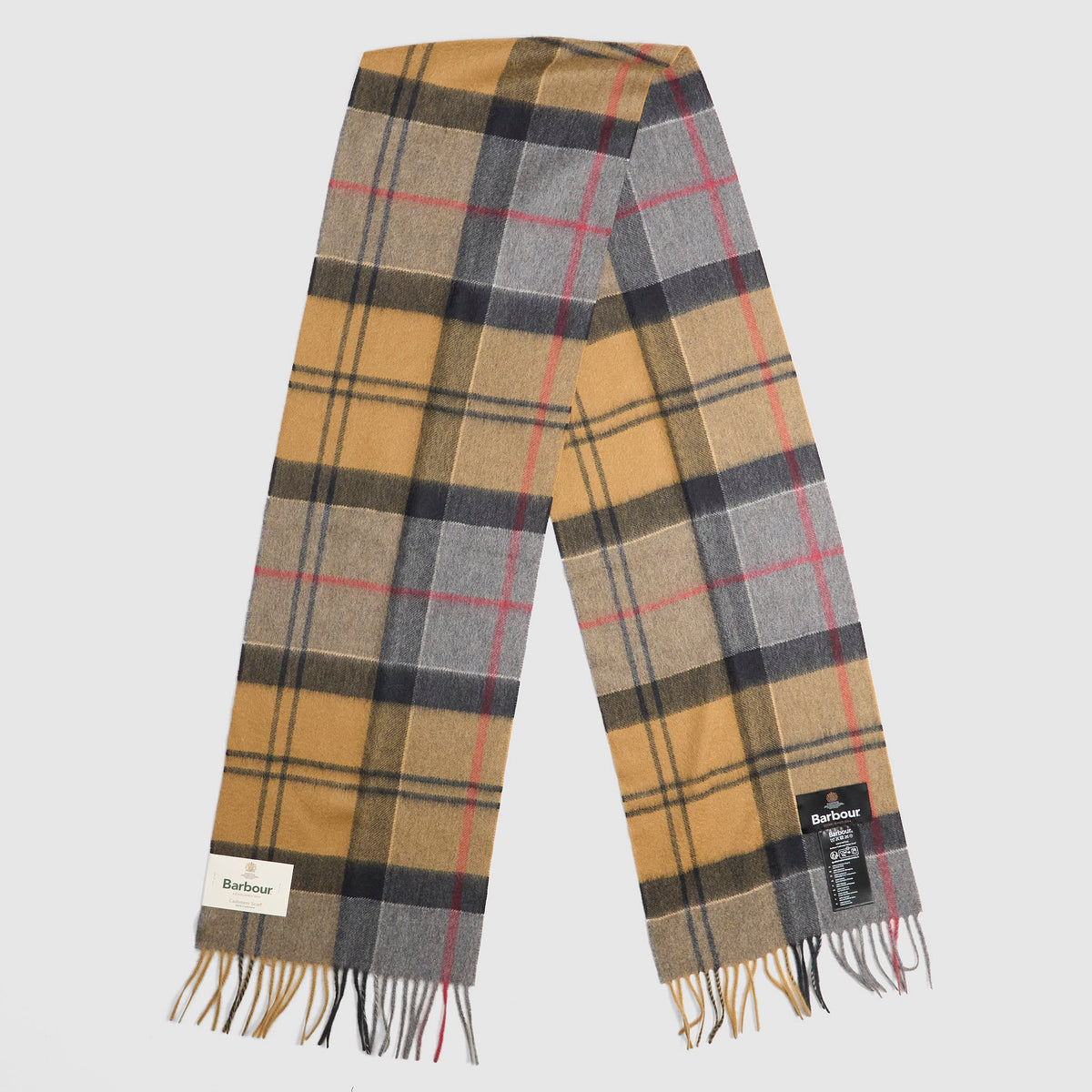 Barbour Tartan Cashmere Scarf
