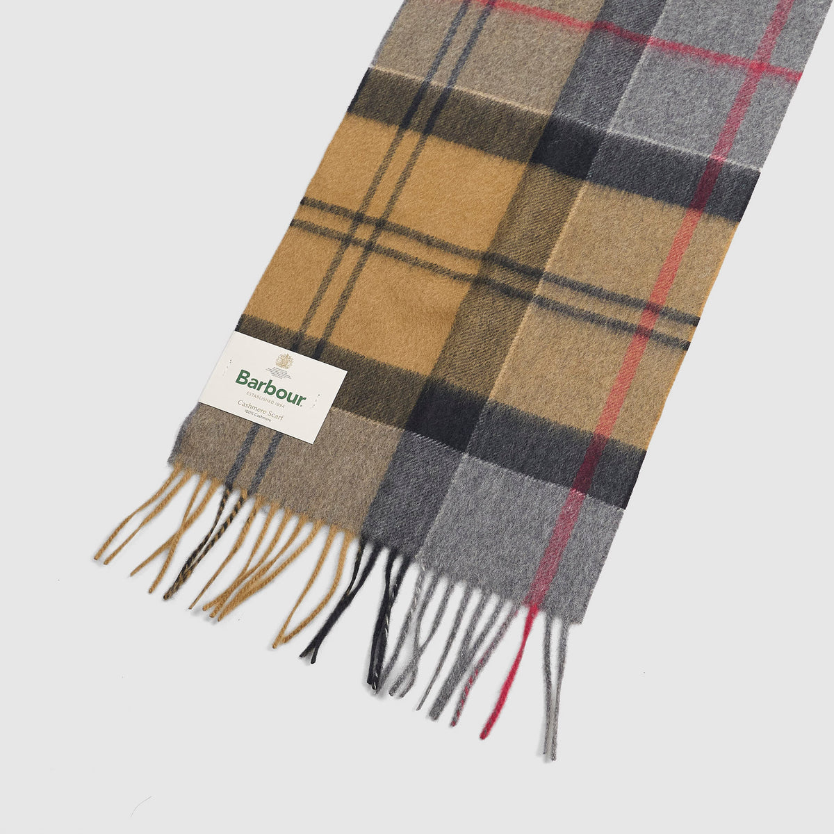 Barbour Tartan Cashmere Scarf
