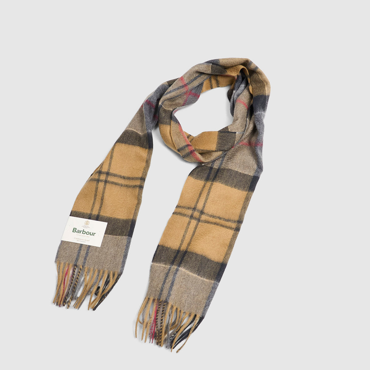 Barbour Tartan Cashmere Scarf