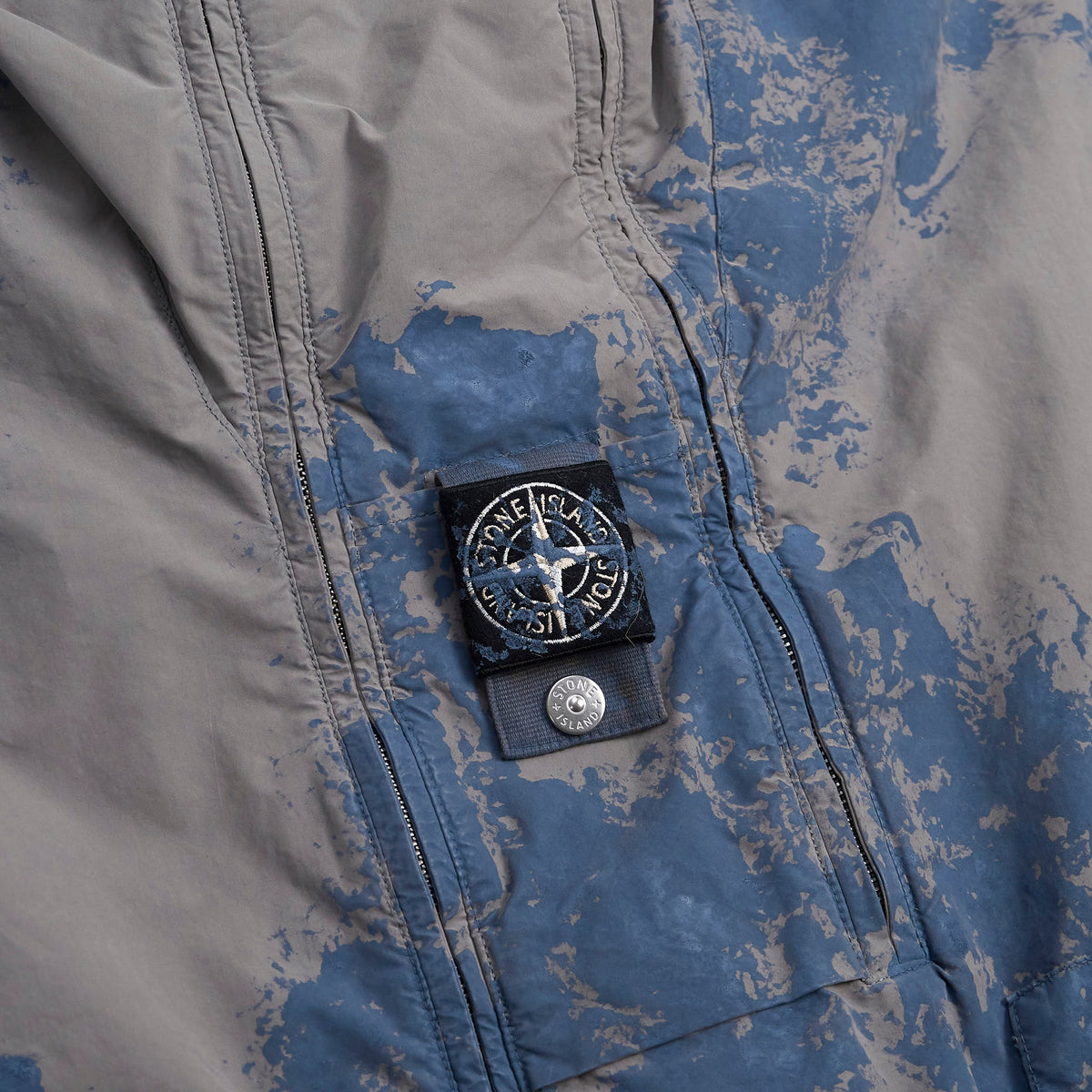 Stone Island Hand Painted David Light-TC Short Parka