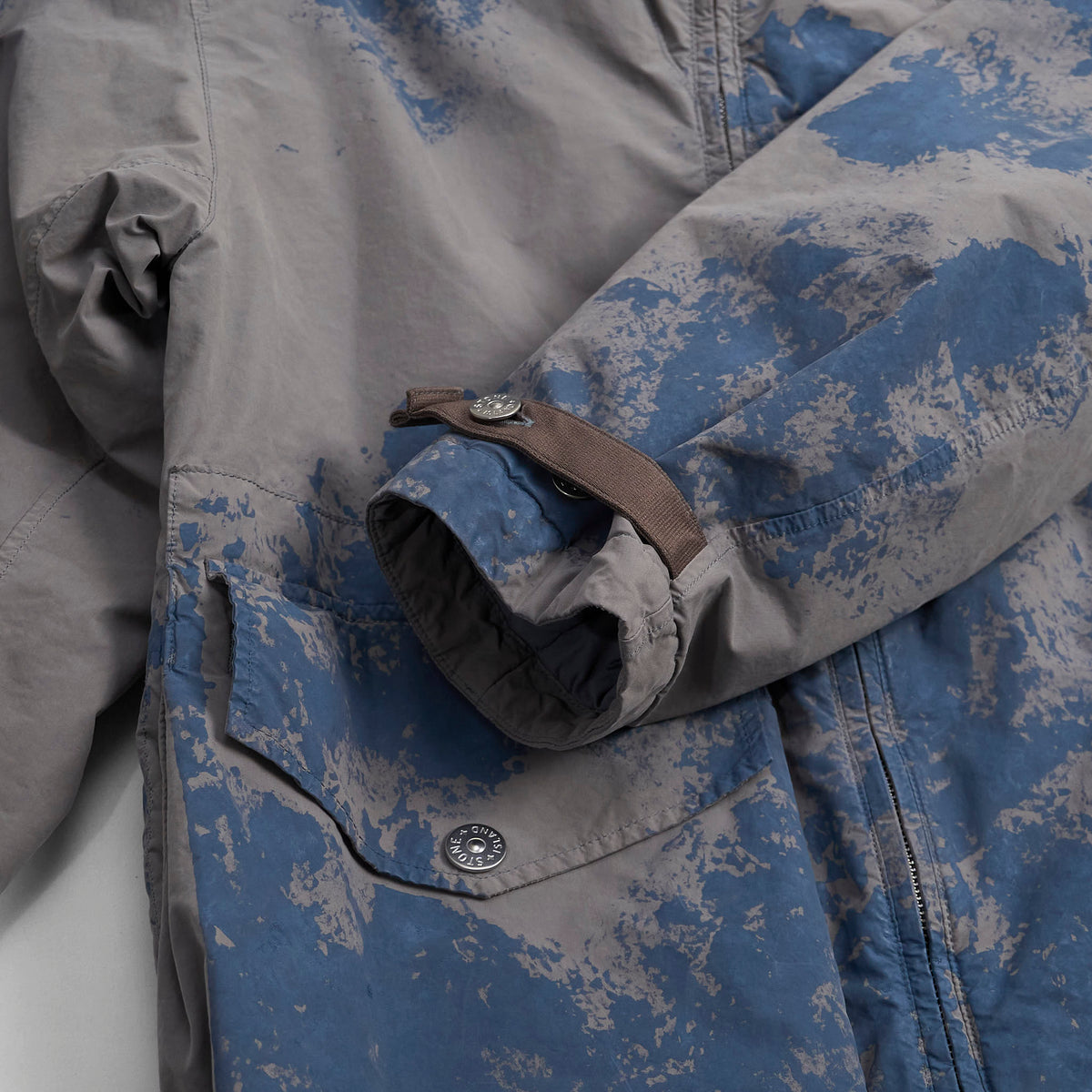 Stone Island Hand Painted David Light-TC Short Parka