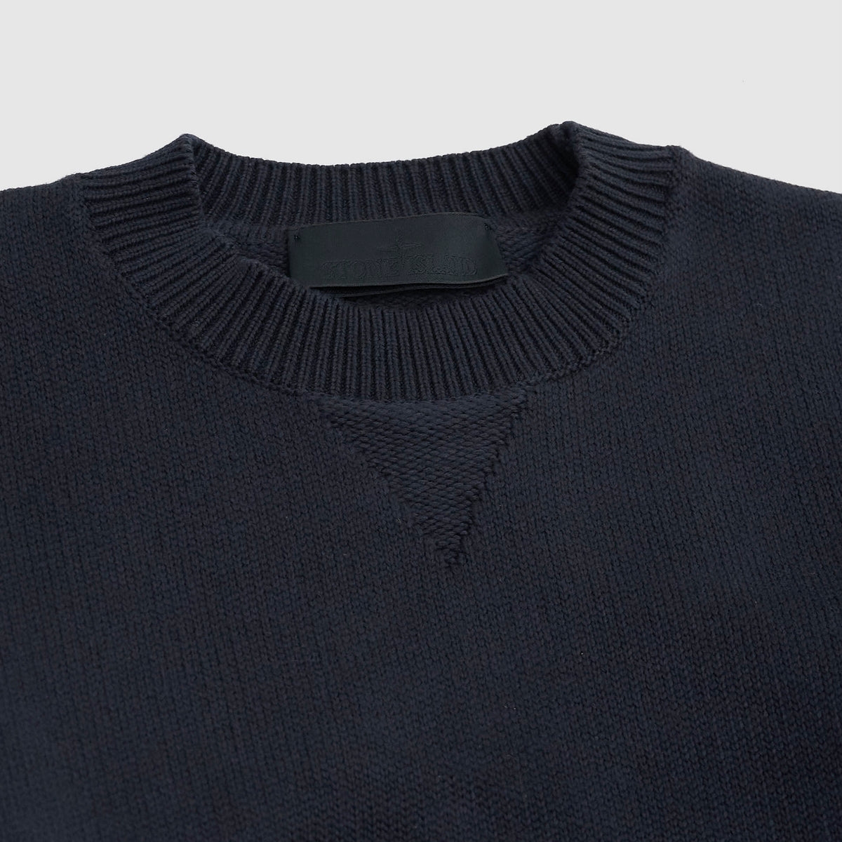 Stone Island Ghost Piece Knitted Crew Neck Sweatshirt
