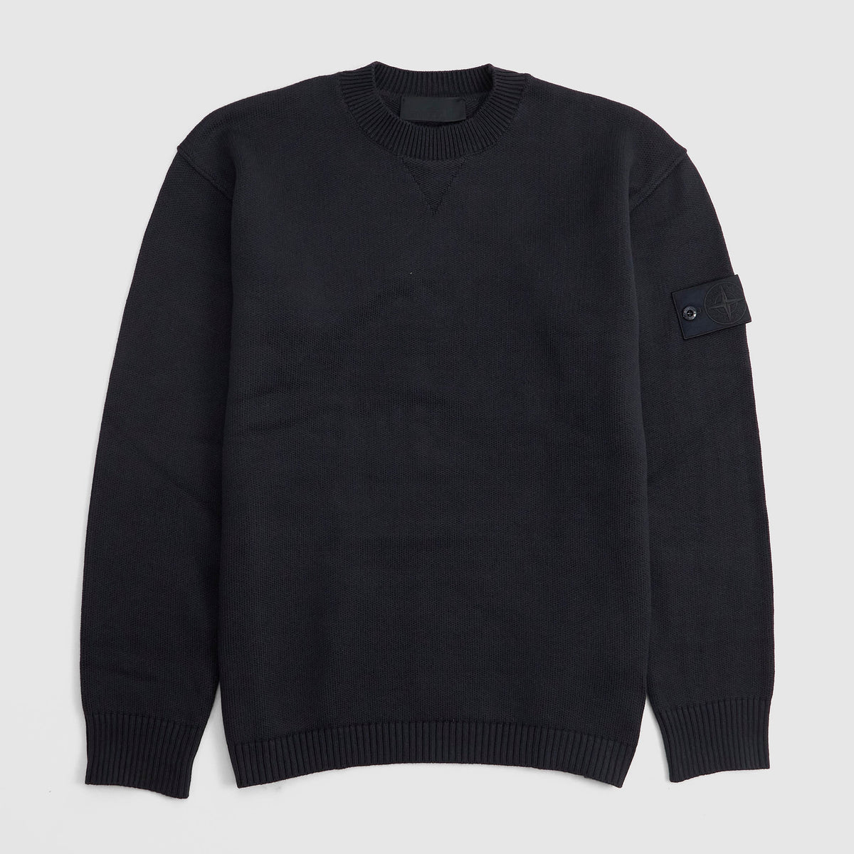 Stone Island Ghost Piece Knitted Crew Neck Sweatshirt