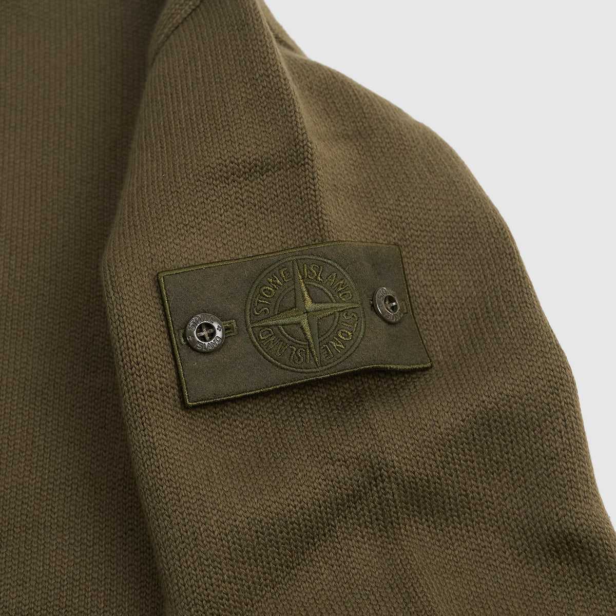 Stone Island Ghost Piece Knitted Crew Neck Sweatshirt