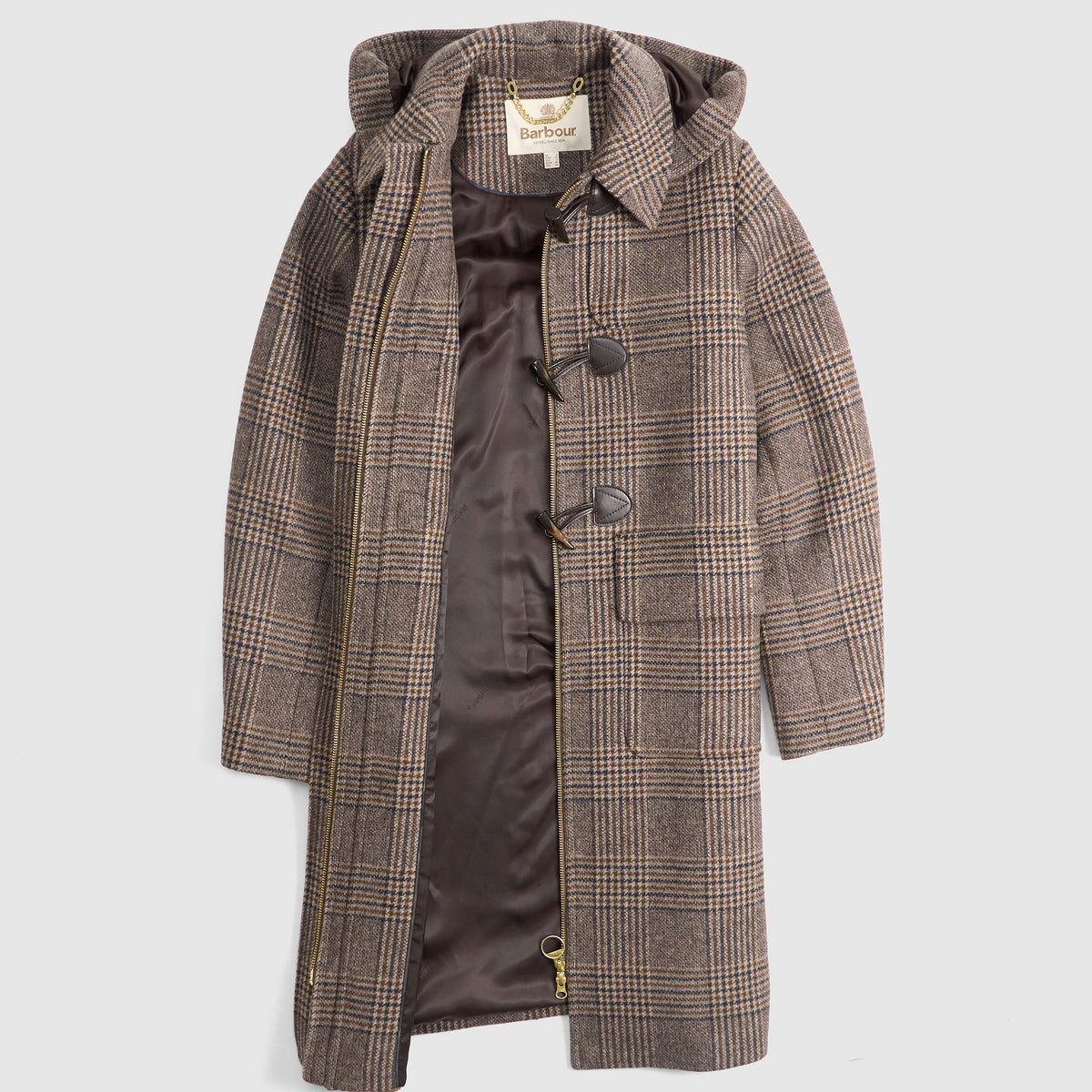 Barbour Ladies Melodie Check Wool Coat