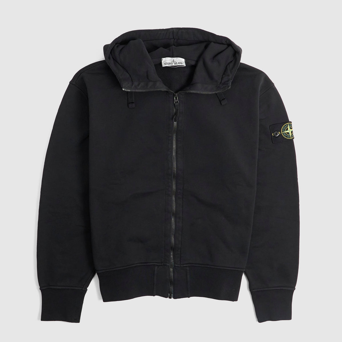 Stone Island Full Zip Hooded Sweatshirt