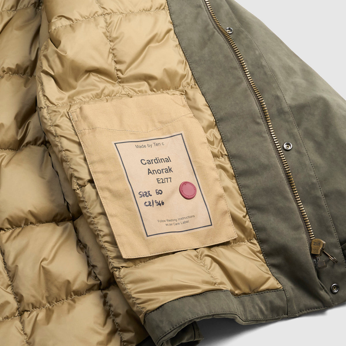 Ten c OJJ Cardinal Down Anorak