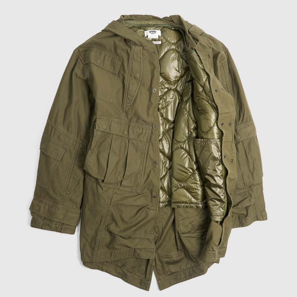 Junya Watanabe EYE x Rebuild by Needles Fishtail Parka