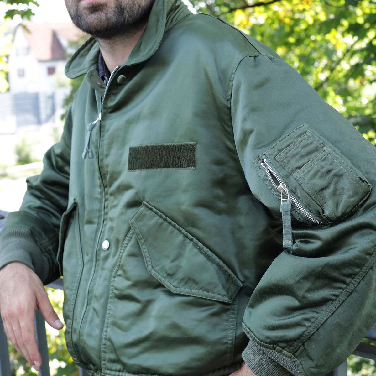 Comme des Garçons Homme Bomber Jacket Heavy Satin