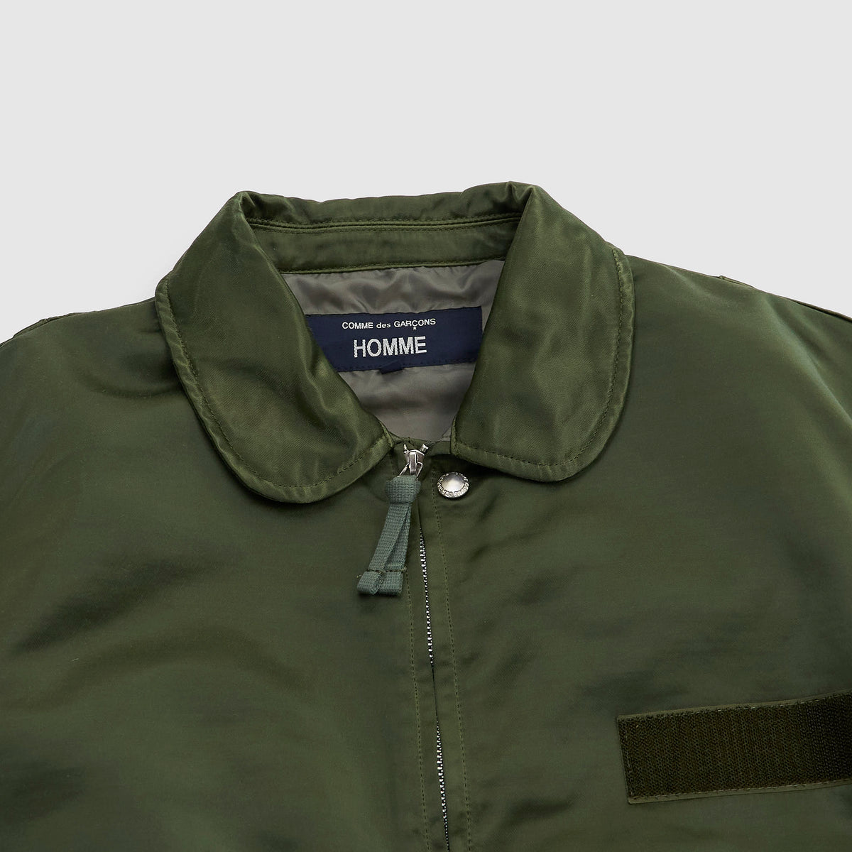 Comme des Garçons Homme Heavy Satin Bomber Jacket