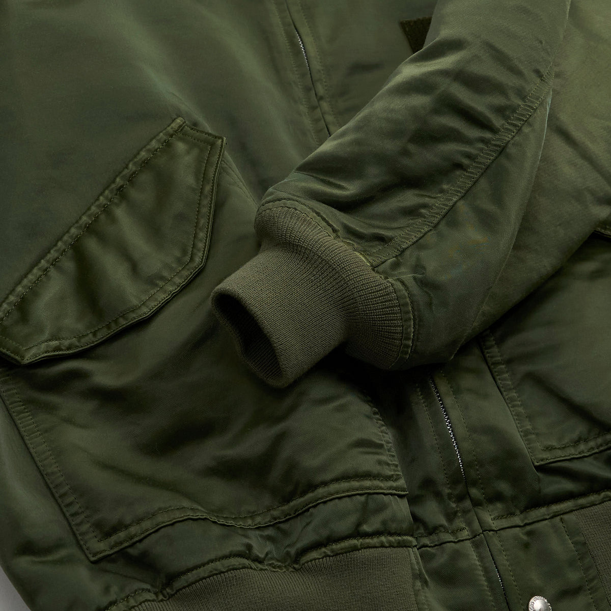 Comme des Garçons Homme Heavy Satin Bomber Jacket