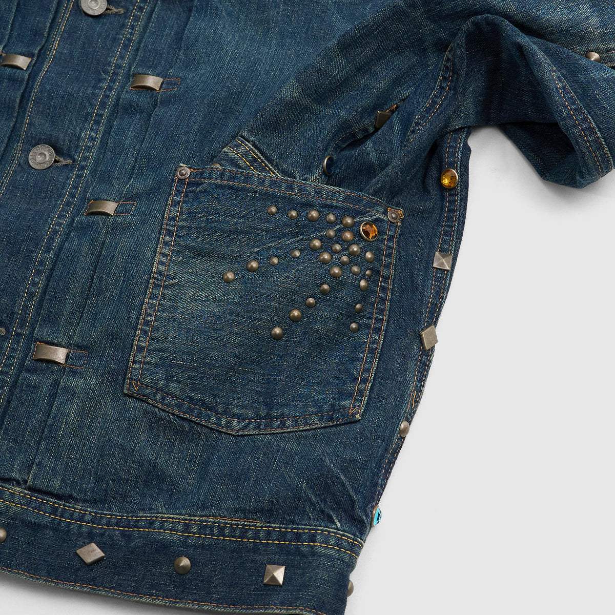Double RL Type 2 Studded Denim Jacket