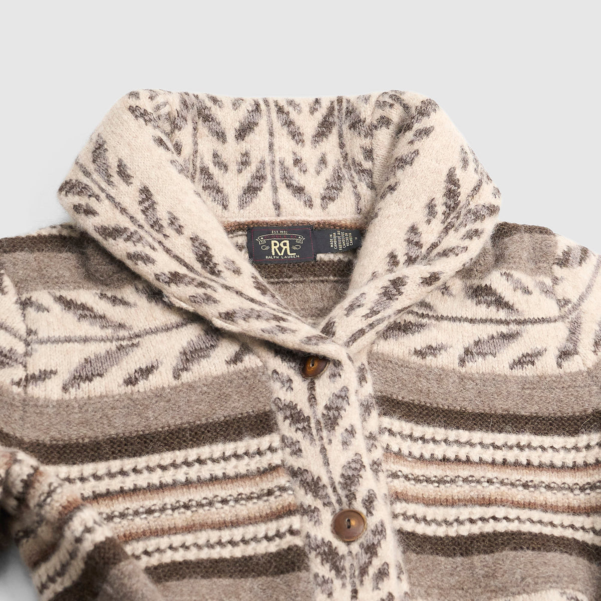 Double RL Ladies Shawl Long Cardigan
