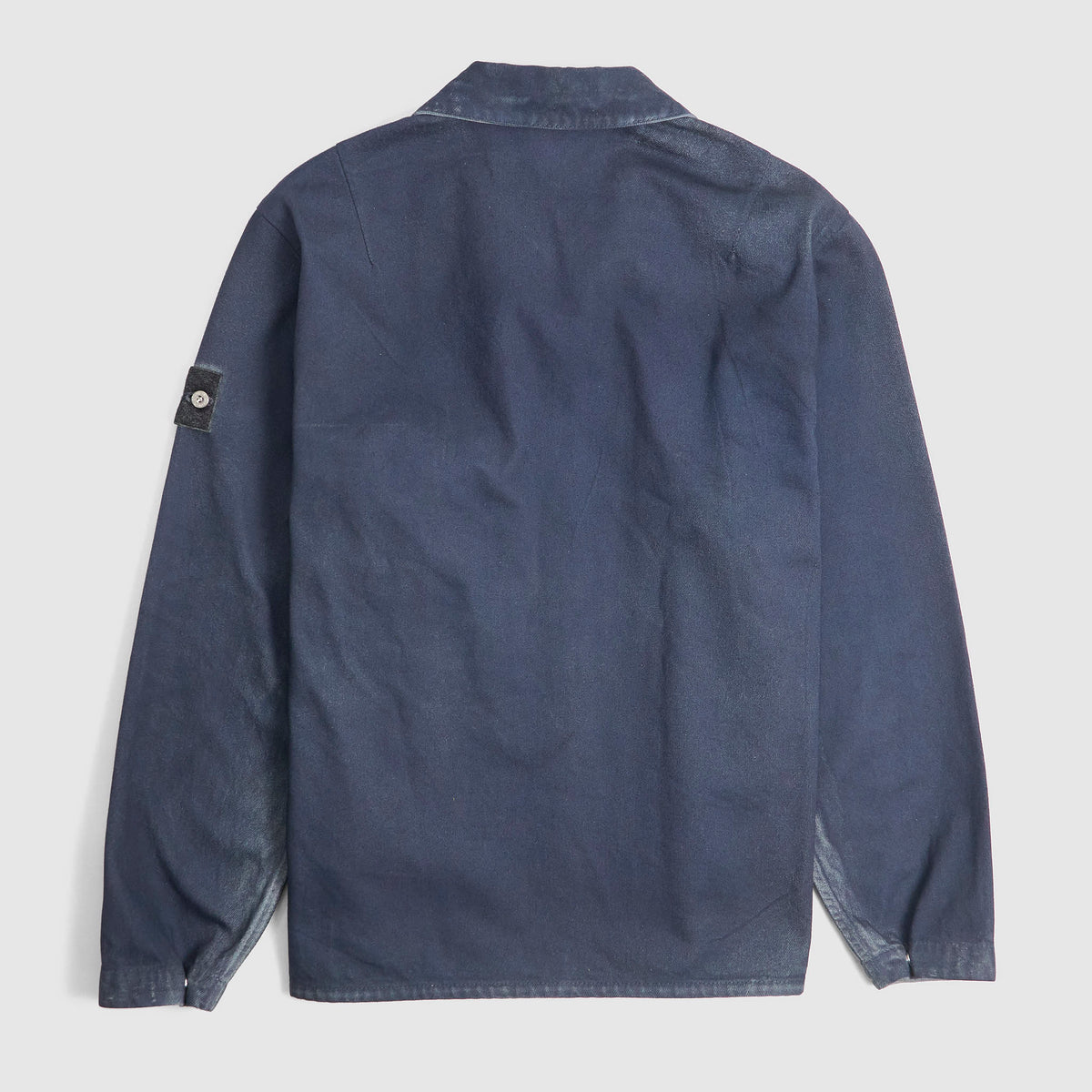 Stone Island Reflective Bull Denim Research Overshirt