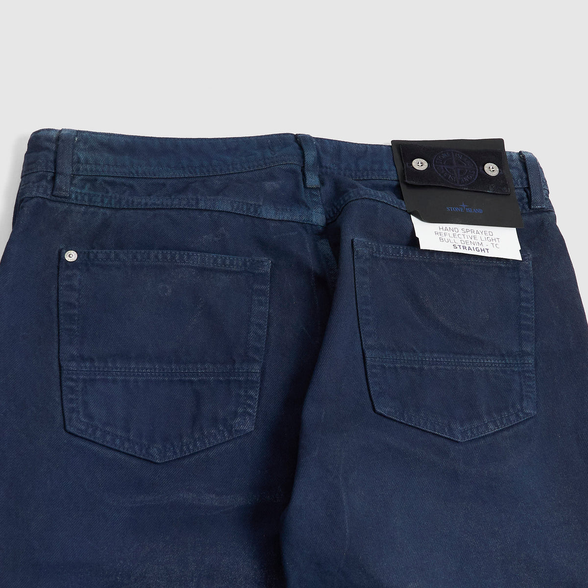 Stone Island Reflective Bull Denim Straight Jeans
