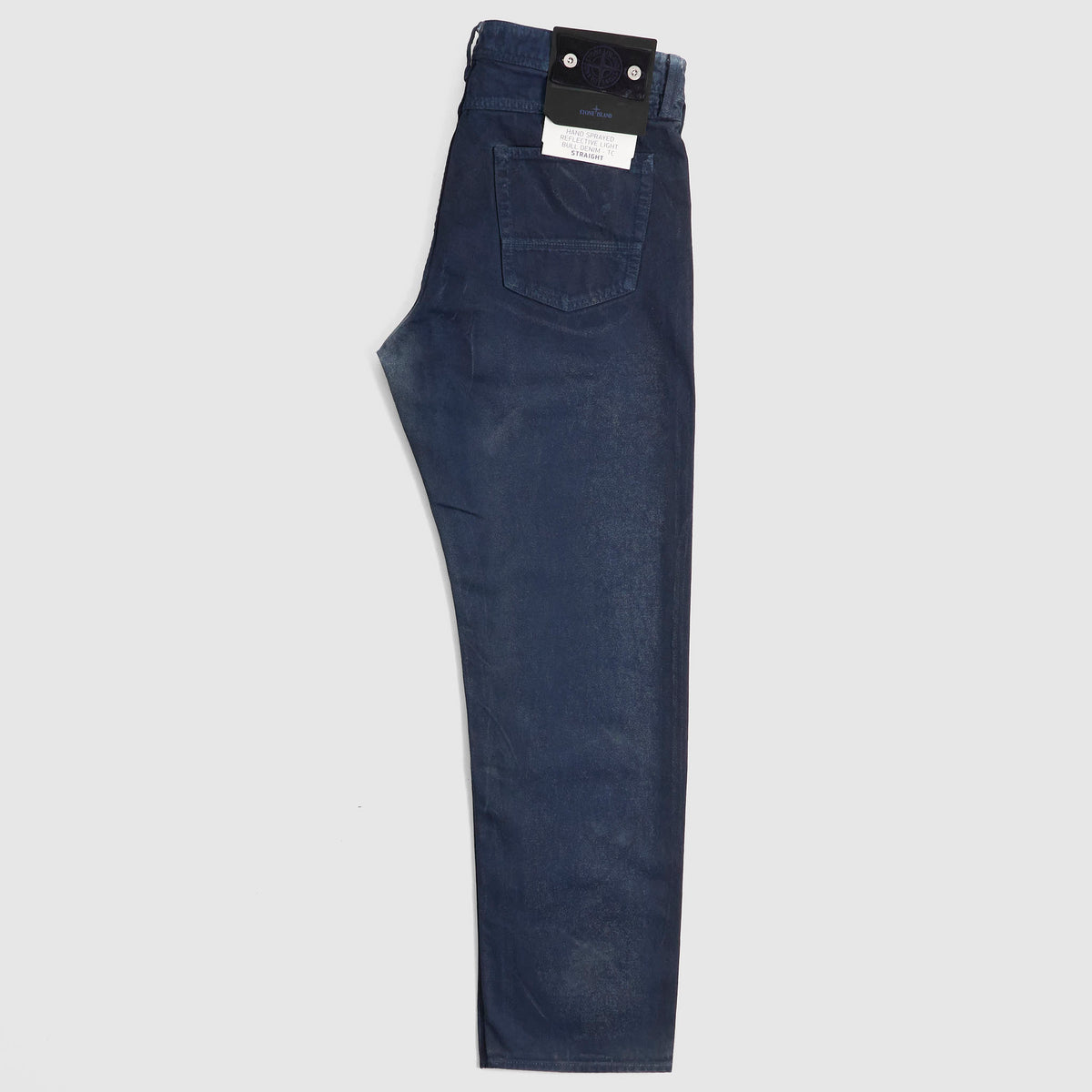 Stone Island Reflective Bull Denim Straight Jeans