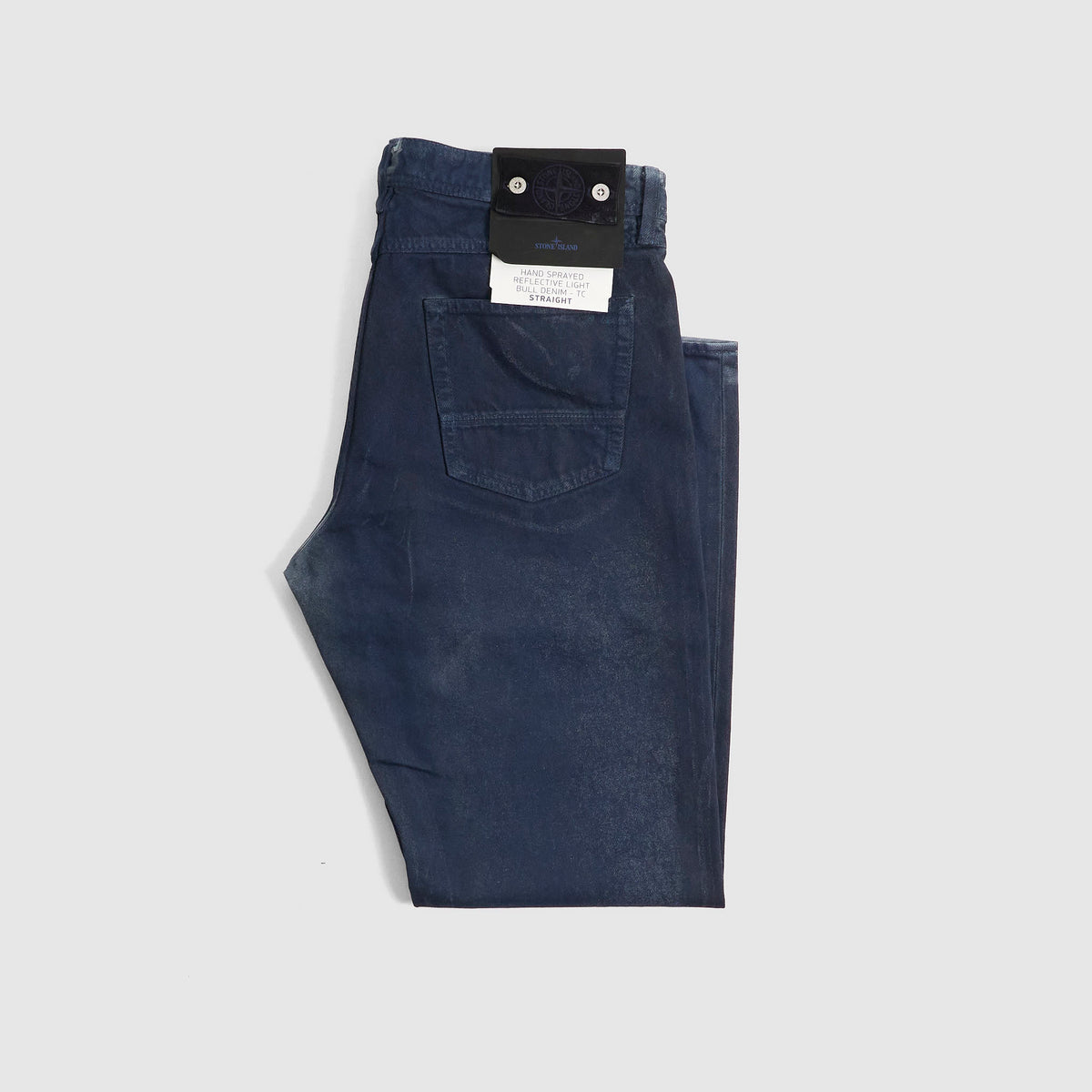 Stone Island Reflective Bull Denim Straight Jeans