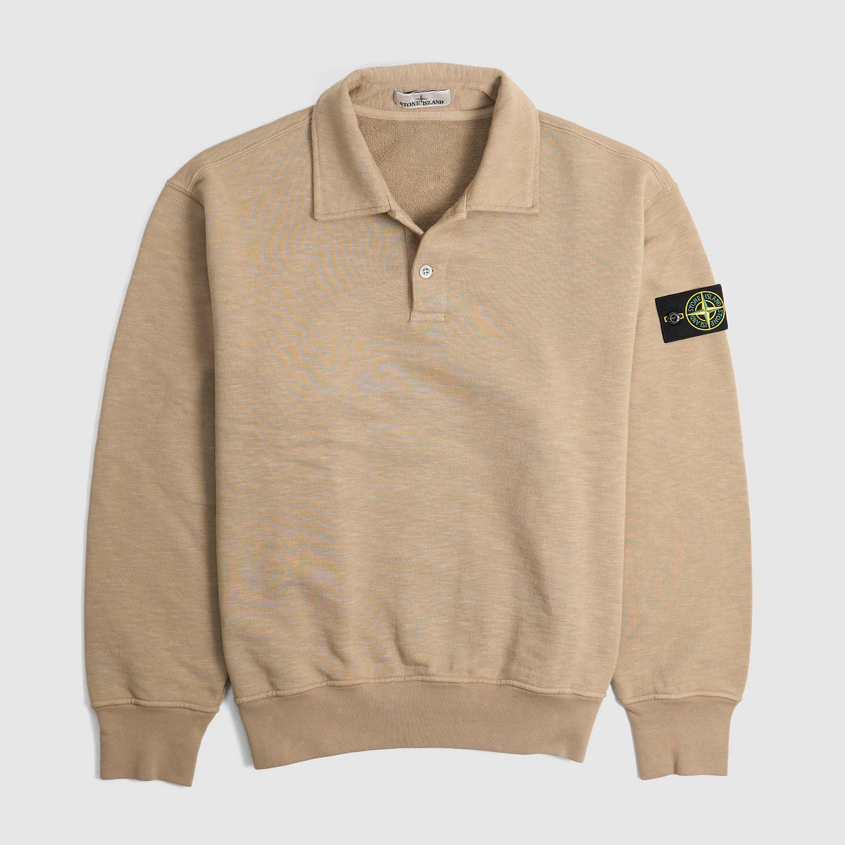 Stone Island Loopwheeled Terrycloth Polo Sweater