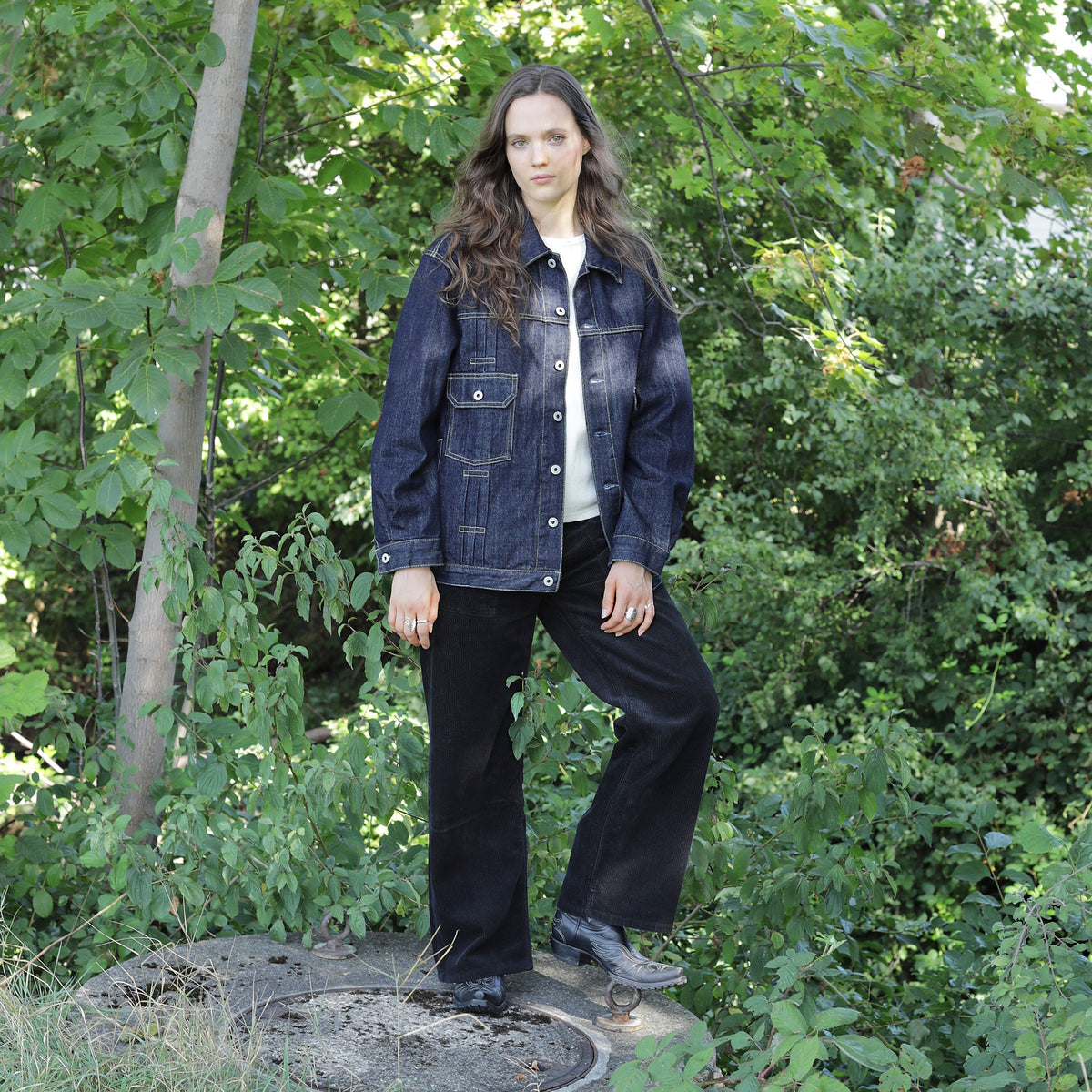 FDMTL Pleated Type 2 Denim Jacket