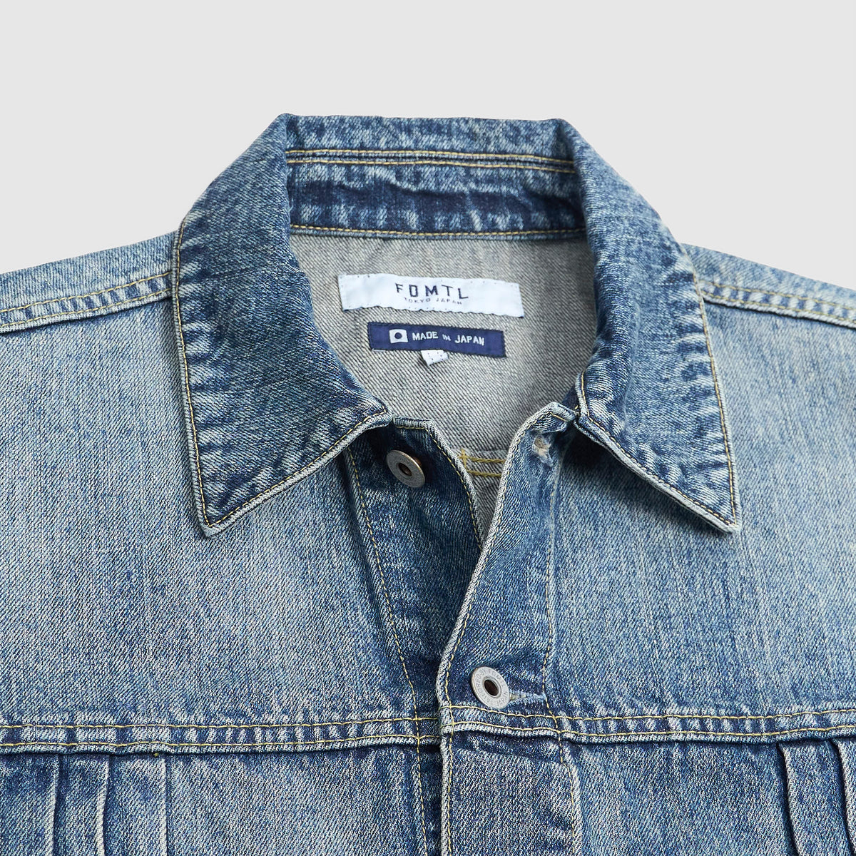FDMTL Pleated Type 2 Denim Jacket - 3Y Wash