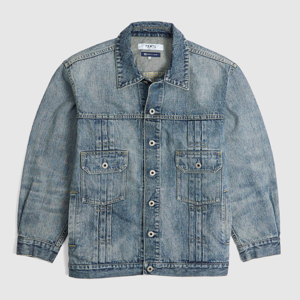FDMTL Pleated Type 2 Denim Jacket - 3Y Wash