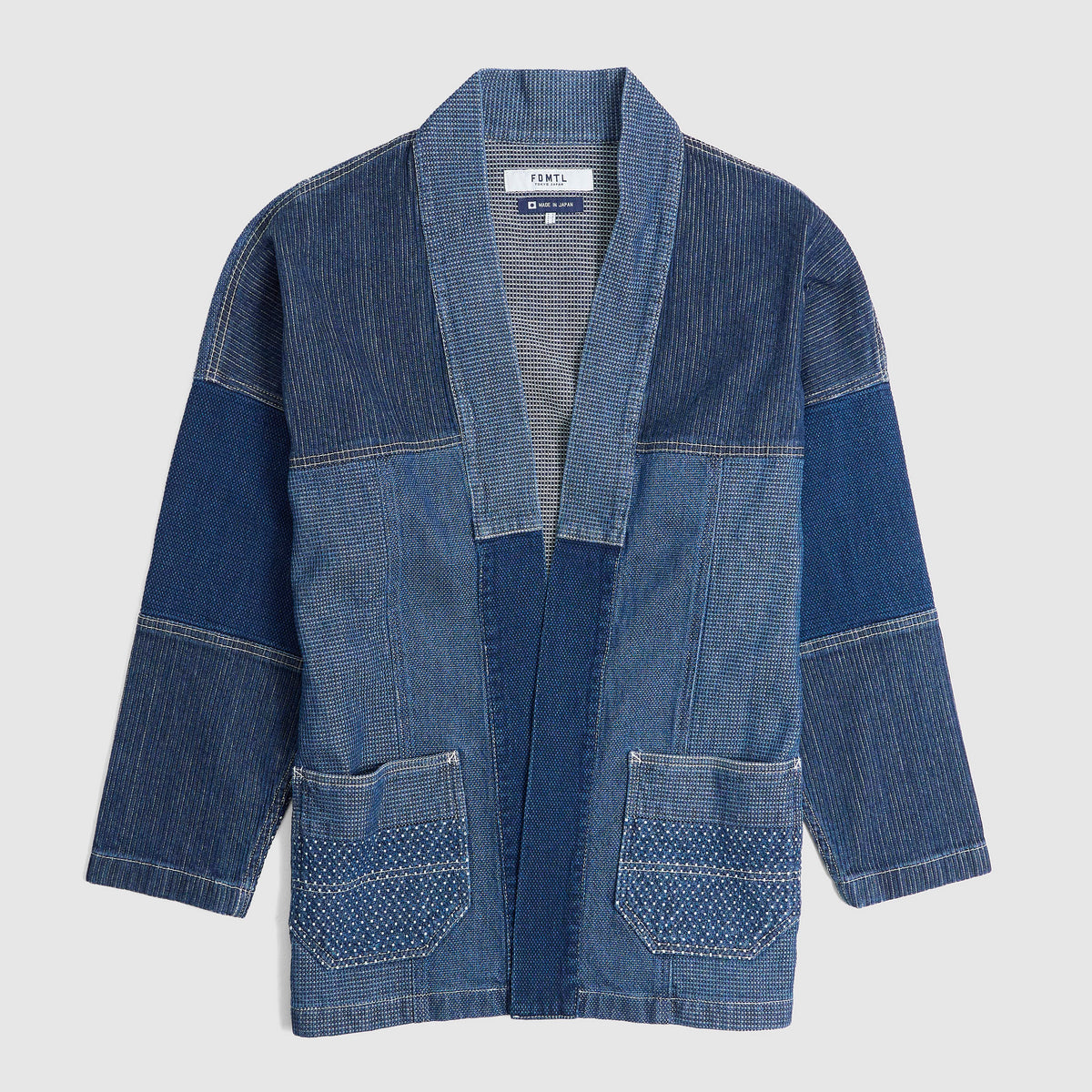FDMTL 3Y Wash Patchwork Haori Kimono