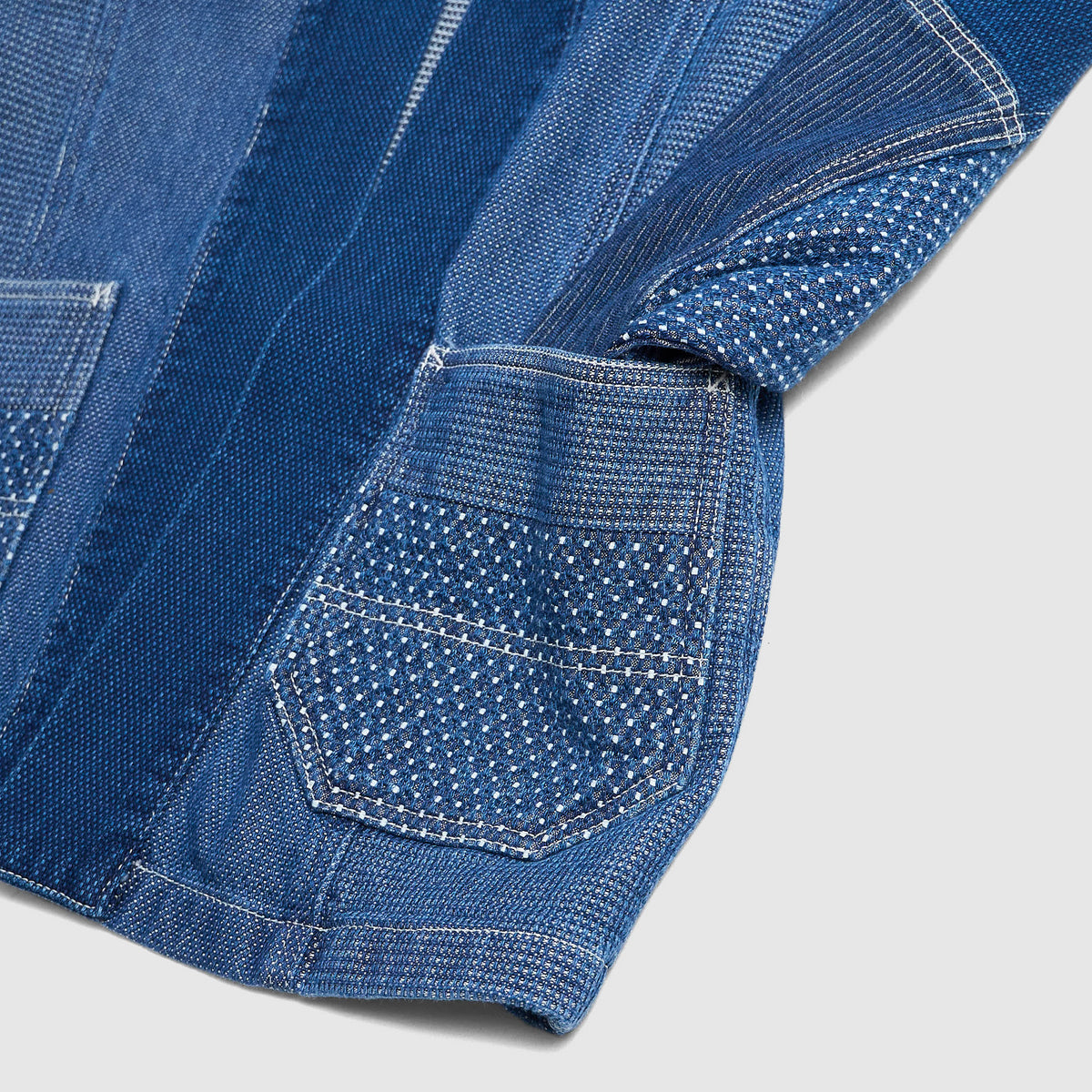 FDMTL 3Y Wash Patchwork Haori Kimono