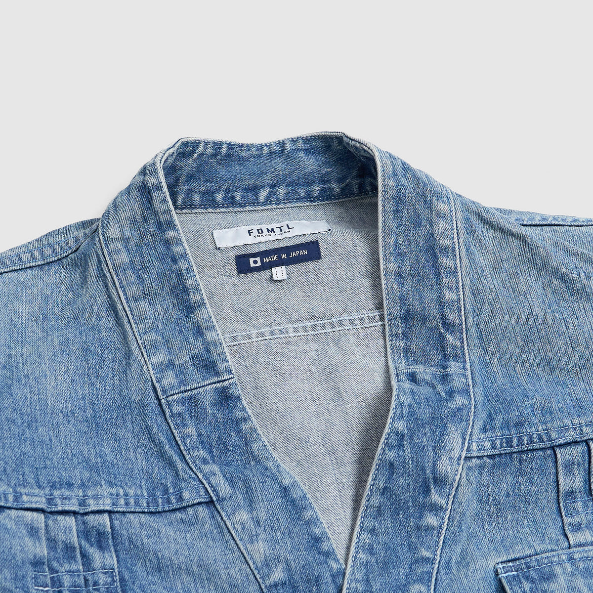 FDMTL Haori Flare 3 Year Wash Denim Jacket