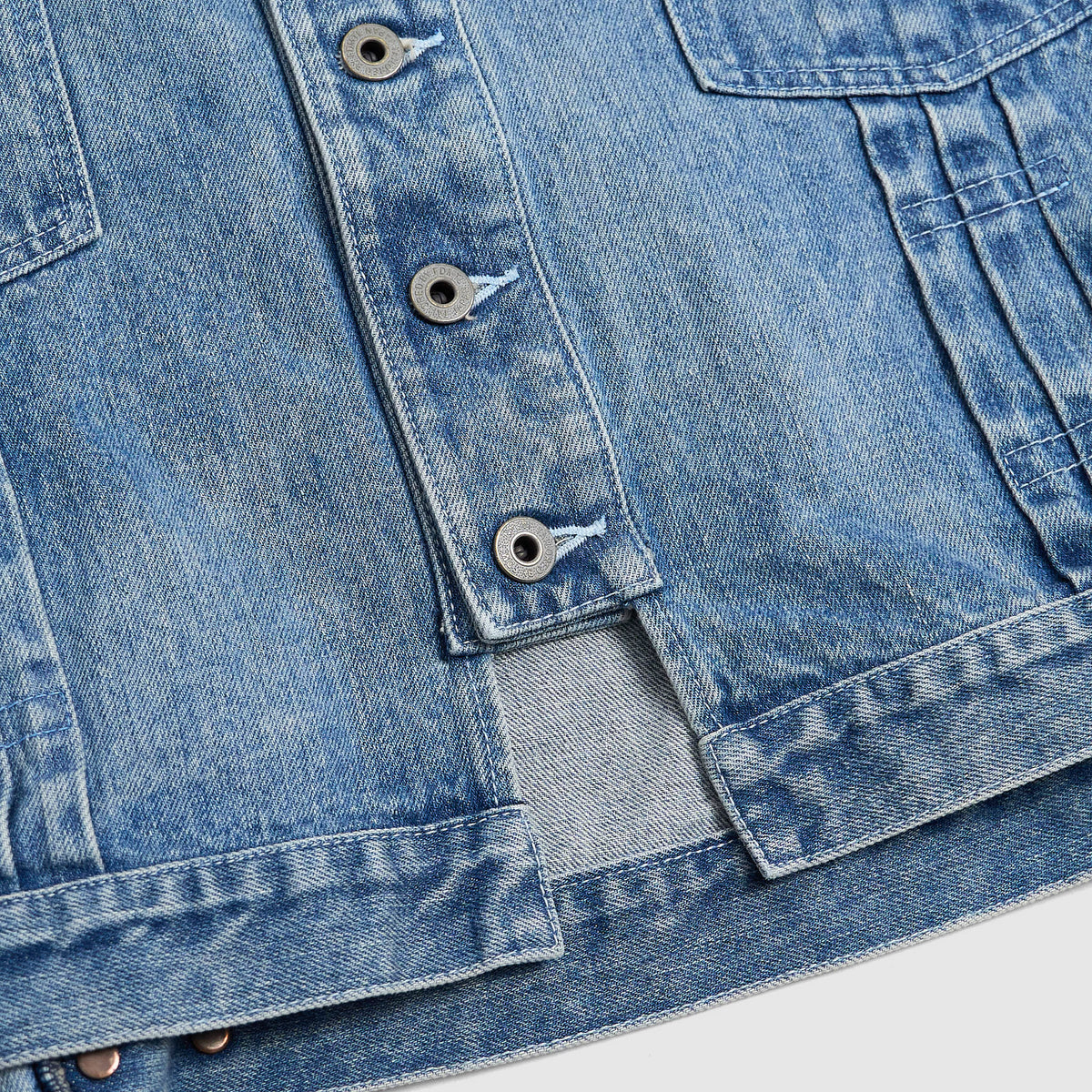 FDMTL Haori Flare 3 Year Wash Denim Jacket