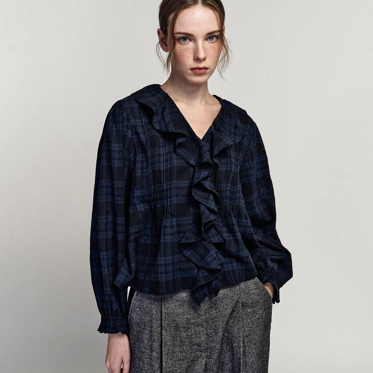 Fritur Ladies Vivi Frill Blouse