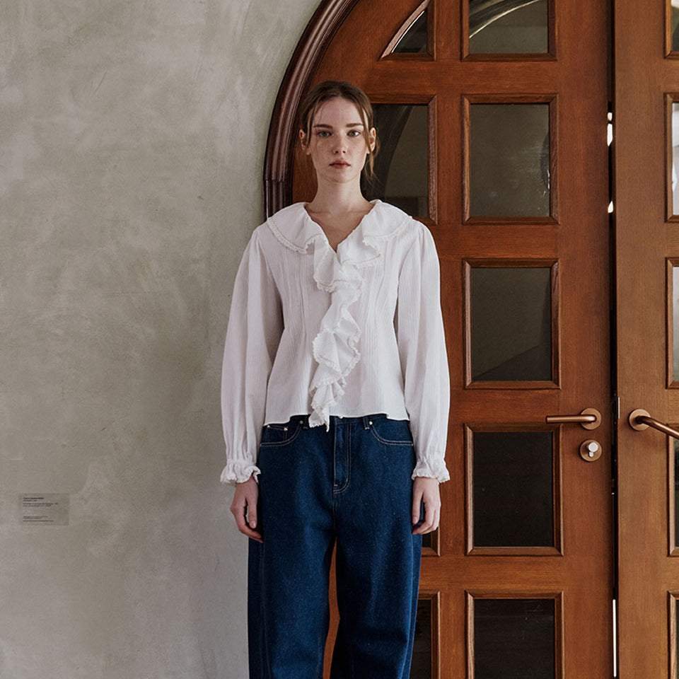 Fritur Ladies Vivi Frill Blouse