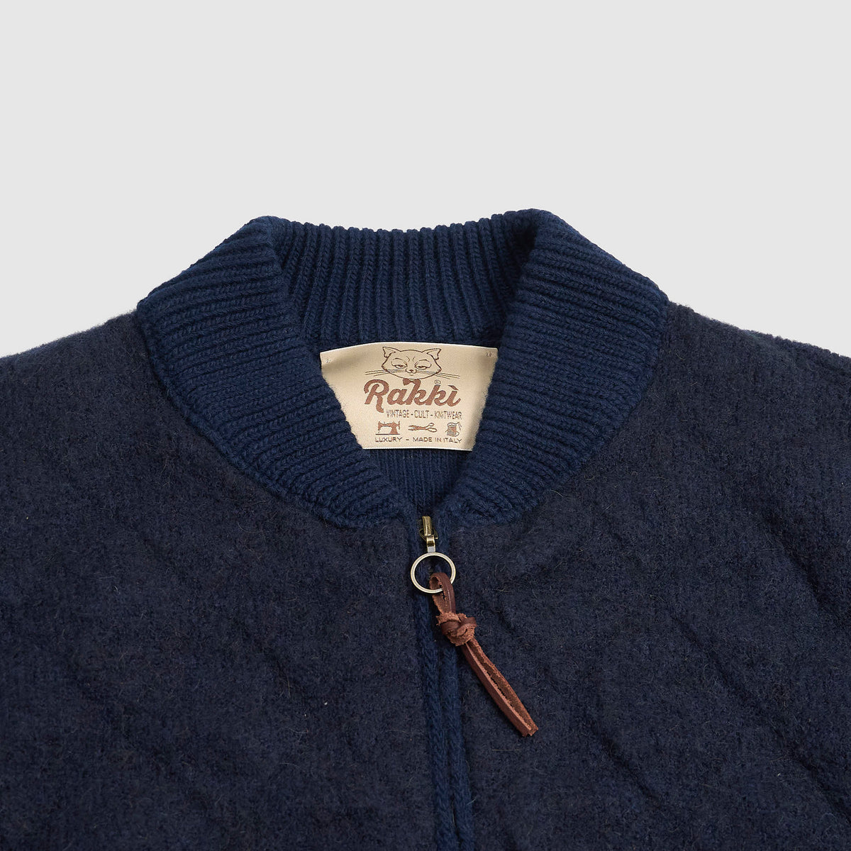 Rakki Steve McQueen Diamond-Quilted Wool Bomber Vest