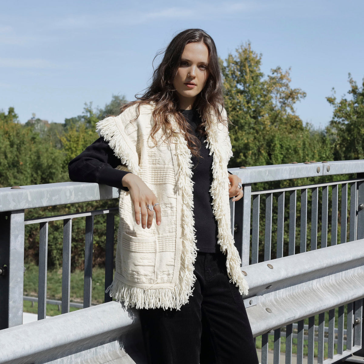 Rakki Jane Birkin Bohemian Wool Vest