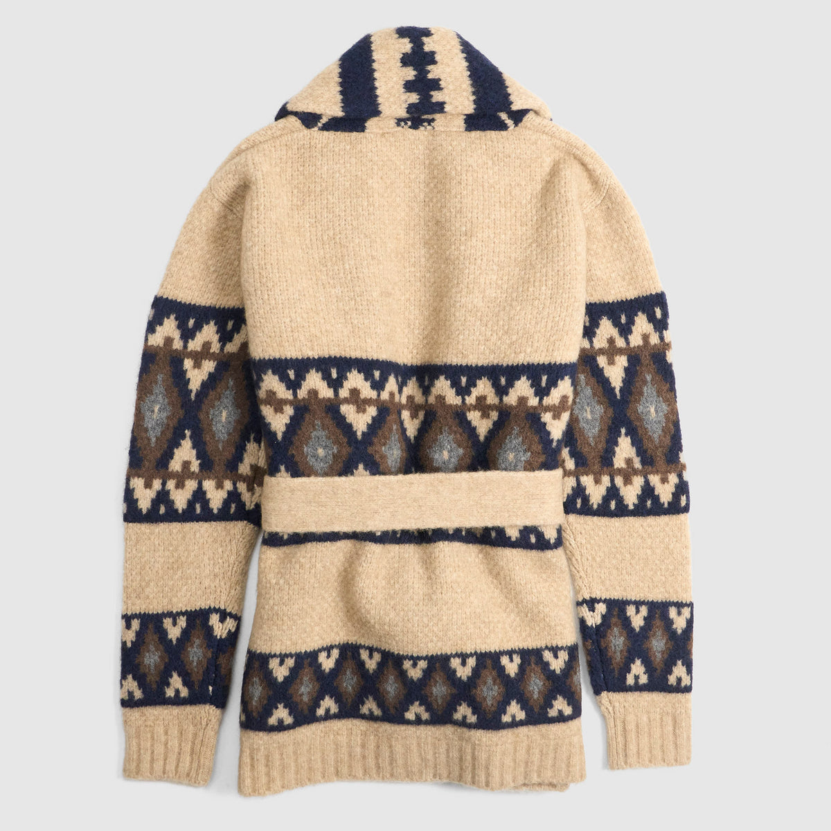 Rakki The Diva Marilyn Monroe Etno–Jacquard Wool Cardigan