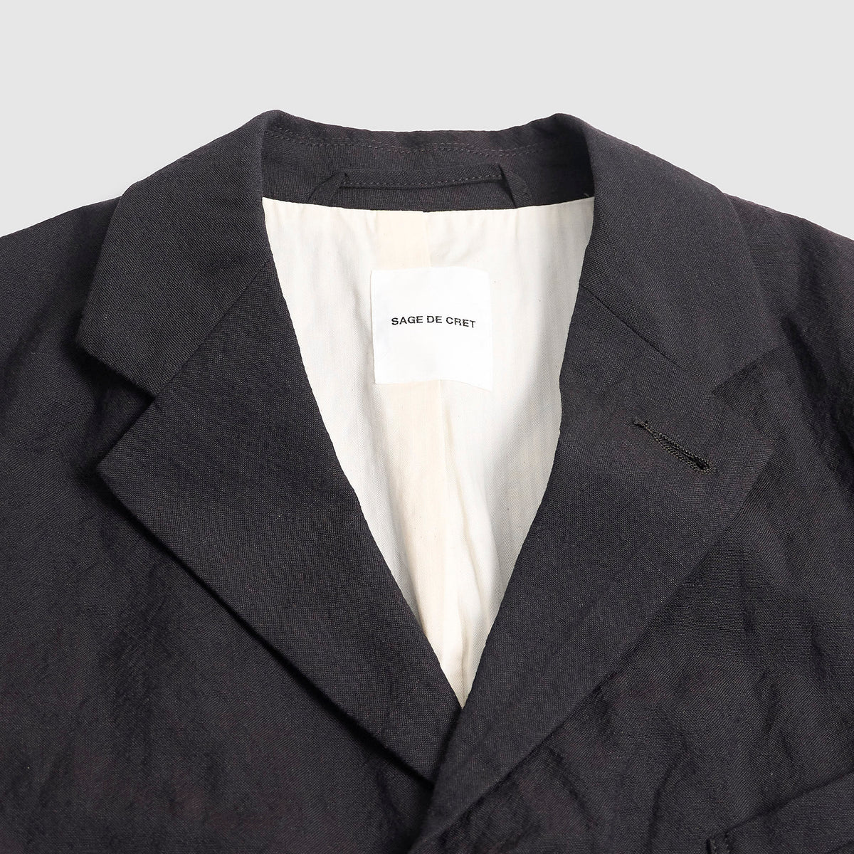 Sage De Cret Washed 3-Button Blazer