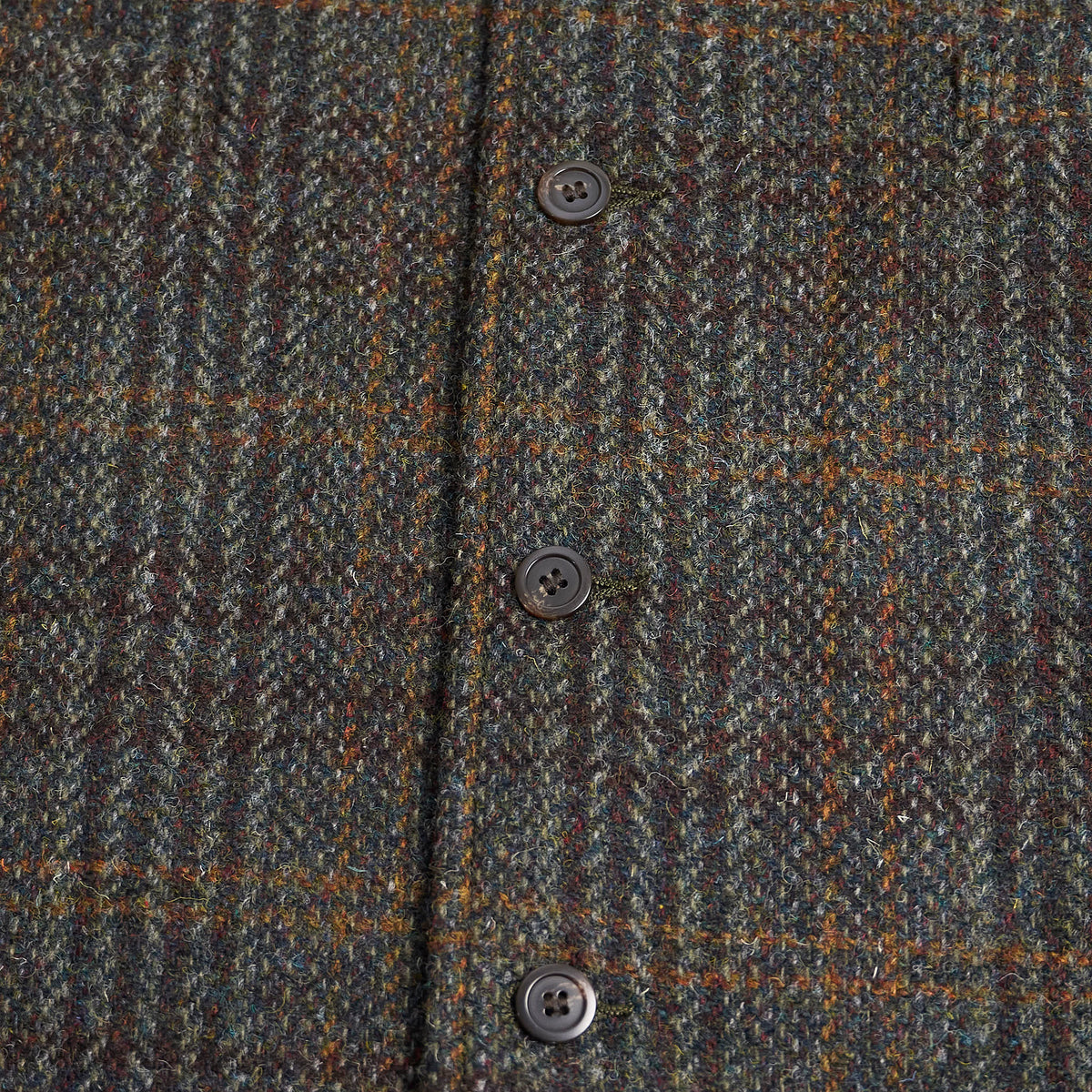 Sage de Cret Harris Tweed Vest